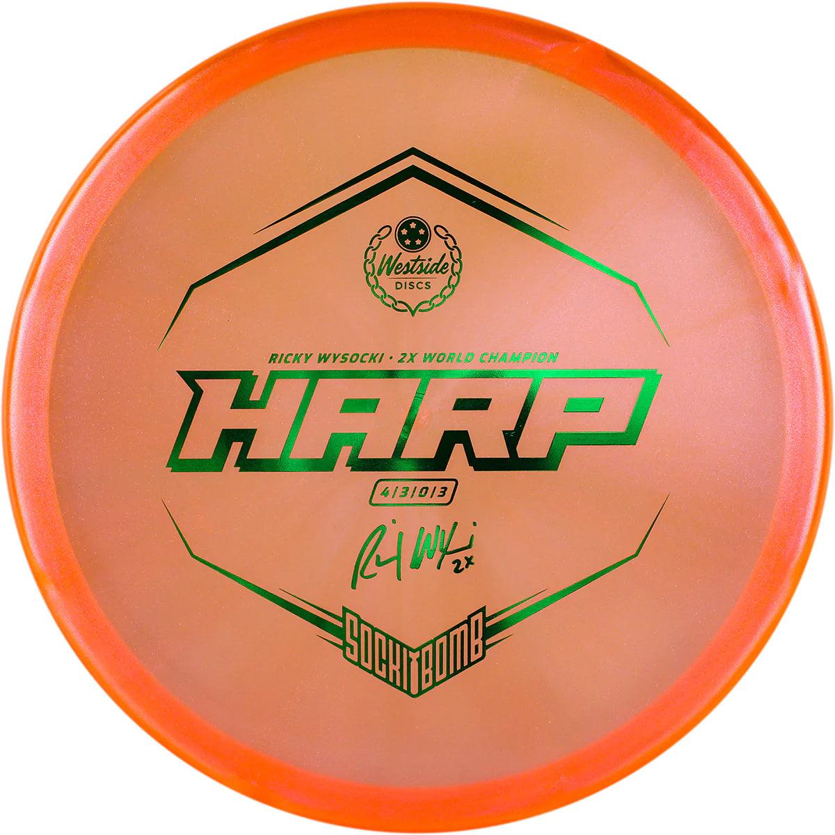 Westside Discs Vip Ice Glimmer Harp - Ricky Wysocki Sockibomb Stamp - Image 4